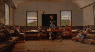 De plattelandsschool door Winslow Homer