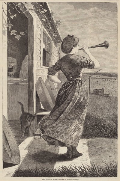 De dinerhoorn door Winslow Homer