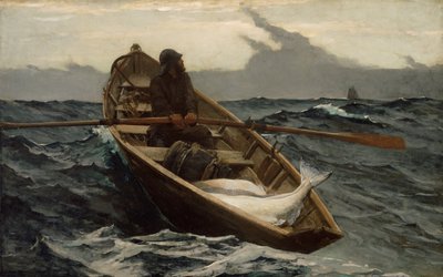 De mistwaarschuwing door Winslow Homer