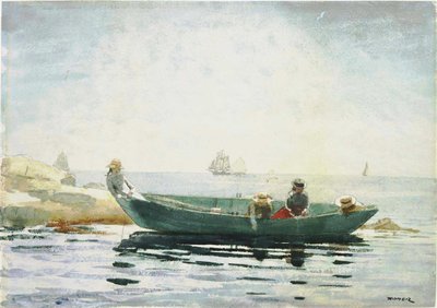 De groene zonnevis door Winslow Homer