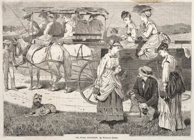 De picknickexcursie, 1869 door Winslow Homer
