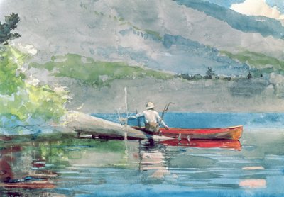 De Rode Kano, 1884 door Winslow Homer