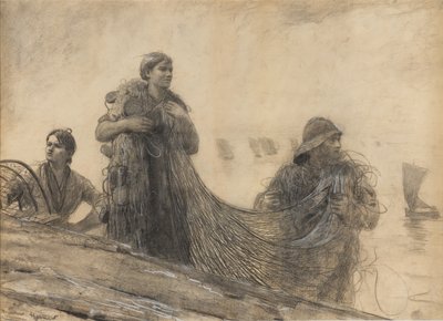 Het zalognet door Winslow Homer