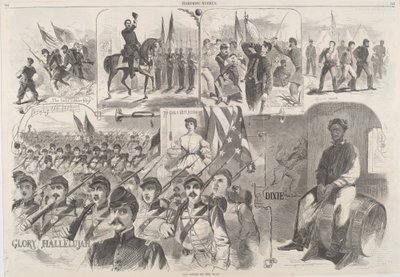 De liederen van de oorlog, gepubliceerd 1861 door Winslow Homer