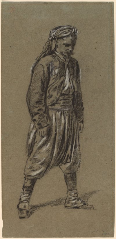 Zouaaf, 1864 door Winslow Homer