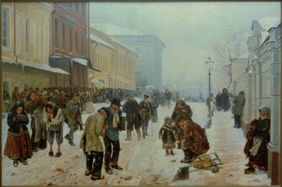 Nachtasiel door Wladimir Jegorowitsch Makowski