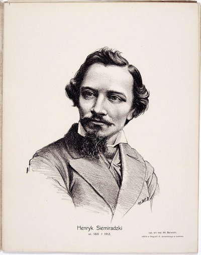 Henryk Siemiradzki 1843-1902, 1917 door Wladyslaw Barwicki