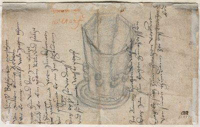 Achtzijdige beker verso, 1513 door Wolfgang Huber