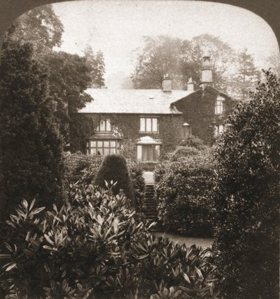 Rydal Mount, huis van William Wordsworth, Lake District, Engeland, 1903 door Works and Sun Sculpture Studios
