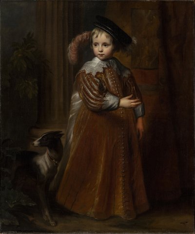 Portret van Willem II, Prins van Oranje-Nassau door Workshop of Anthony van Dyck