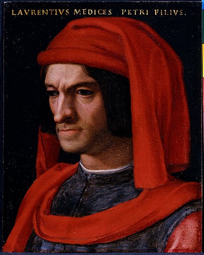 Italiaans: Portret van Lorenzo de Schone de