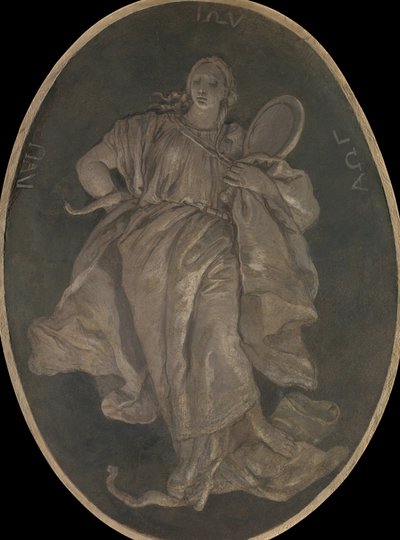 Voorzichtigheid, 1760 door Workshop of Giovanni Battista Tiepolo