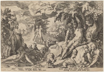 De Gouden Eeuw door Workshop of Hendrick Goltzius, after Hendrick Goltzius