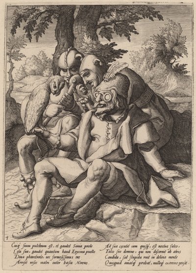 De Wijsheid van Dwazen door Workshop of Hendrick Goltzius, after Karel van Mander I