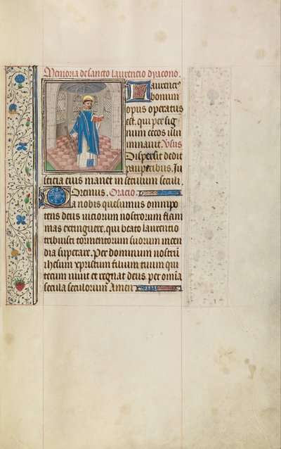 Sint Laurentius door Workshop of Willem Vrelant