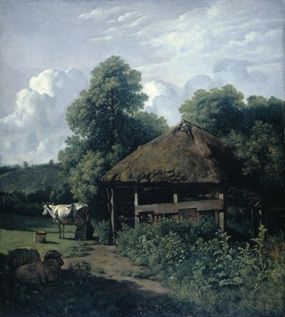 Farm Building in Gelderland door Wouter Johannes van Troostwijk