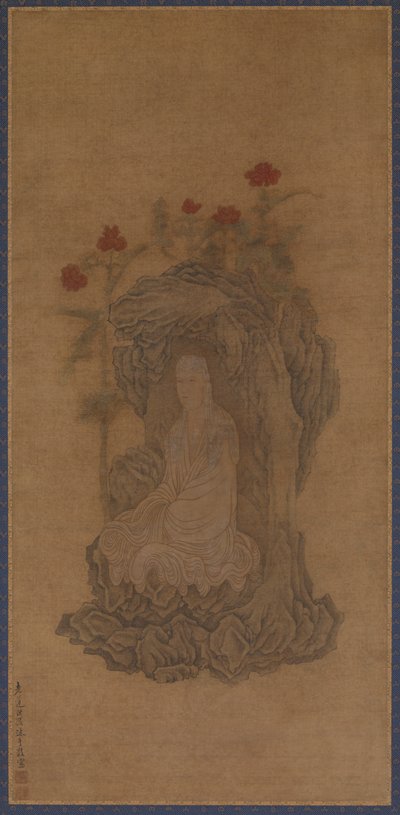 Witgeklede Guanyin door Wu Bin