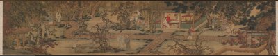 De Negen Ouderen van de Geurige Berg, 1426-1452 door Xie Huan