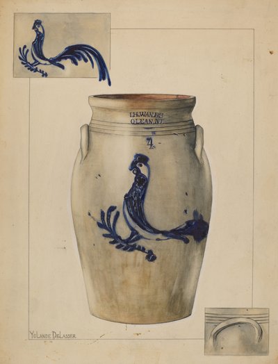 Pot door Yolande Delasser