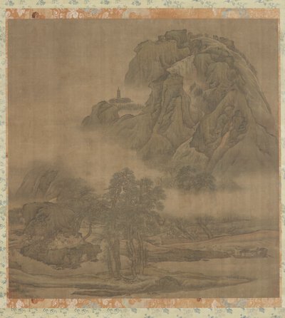 Picknick aan de Rivieroever, Qing-dynastie, 18e eeuw door Yuan Jiang