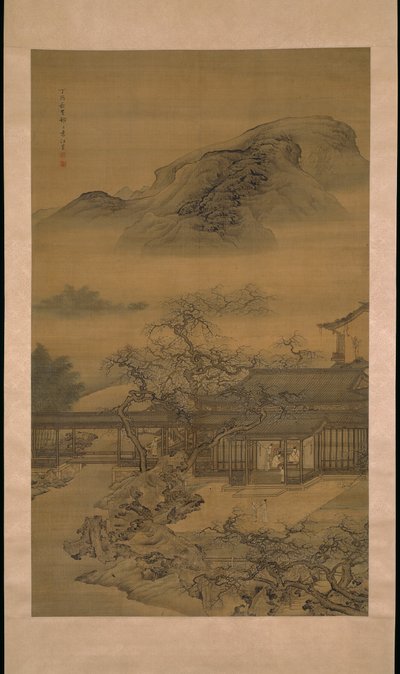 Lente in het Han Paleis 漢宮春曉圖 door Yuan Jiang