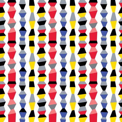 Figures2, 2017 (vector, illustratie) door Yulia Drobova