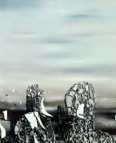 Dreigende lucht door Yves Tanguy