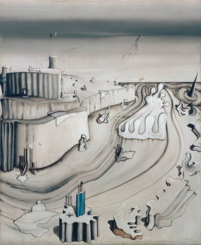 Het paleis op de landtong door Yves Tanguy