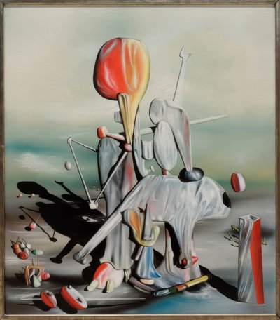 Durch die Vögel… von Yves Tanguy