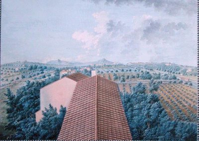 Uitzicht op de tuin van M. Reverdit vanaf het Belvedere bij Toulon door Zacharie Felix Doument