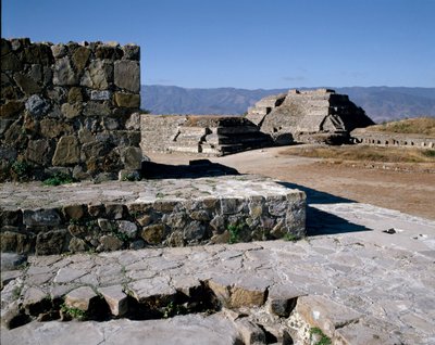 Zicht op oostelijk gebied door Zapotec Zapotec