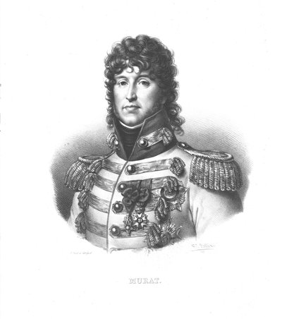 Joachim Murat, ca. 1820s door Zephirin Felix Jean Marius Belliard