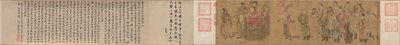 Barbaarse royalty aanbidden de Boeddha, 900s door Zhao Guangfu