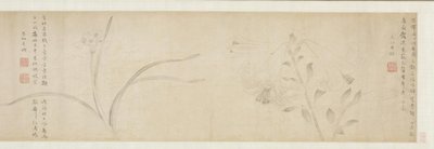 Inktbloemen door Zhao Zhong
