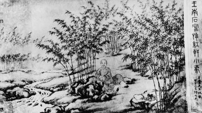 Een schilderij van de 18e-eeuwse schrijver Cao Xueqin (Tsao Hsueh-chin) door Frederick (attr. to) Barnard