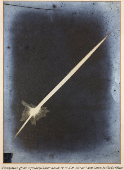 Een exploderende meteoor, 23 november 1895 door John Pardon