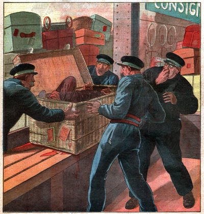 Lijk in een koffer door Ferdinand Georg Waldmuller
