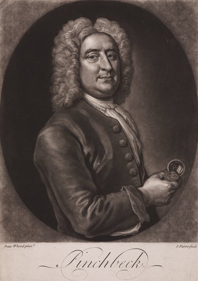 Christopher Pinchbeck, Engelse klokkenmaker en speelgoedmaker, ca. 1725 door Frederick (attr. to) Barnard