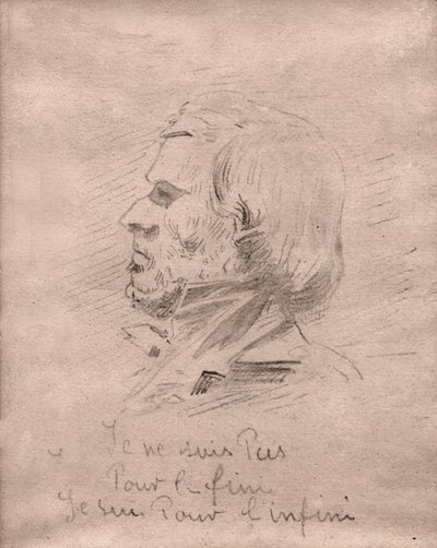 Eugene Delacroix “Ik ben niet voor de afwerking, ik ben voor de oneindigheid.” circa 1850 door . .