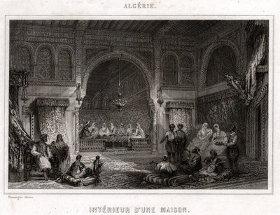 Interieur in Algerije door . .