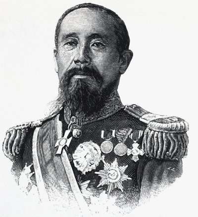 Portret van Ito Hirobumi, Japanse politicus door William Walcutt