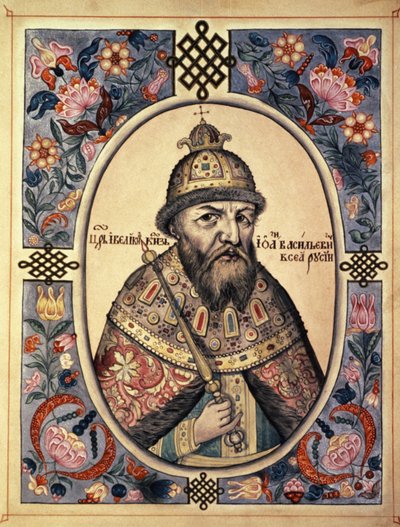 Portret van Ivan Grozny (Ivan de Verschrikkelijke, Ivan IV) door Frederick (attr. to) Barnard