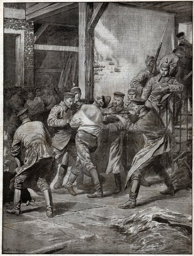 Russische gevangenen tijdens de Eerste Wereldoorlog door Ferdinand Georg Waldmuller