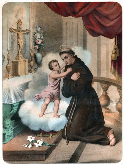 Sint Antonius van Padua, ca. 1850 door . .