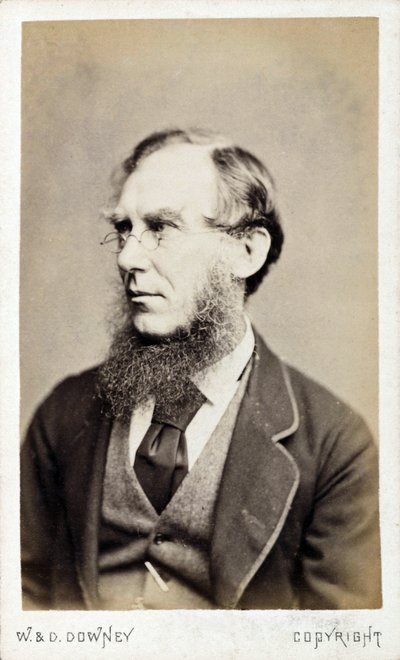 Sir Joseph Dalton Hooker, Britse botanicus, eind 19e eeuw door Ferdinand Georg Waldmuller