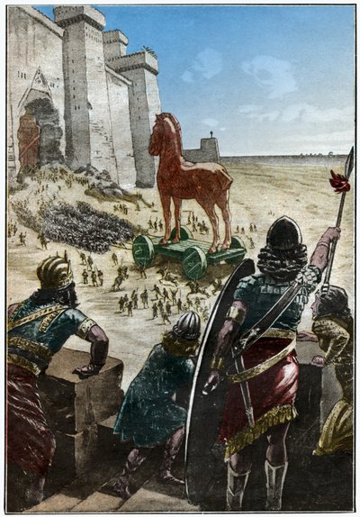 Het Trojaanse paard door . .