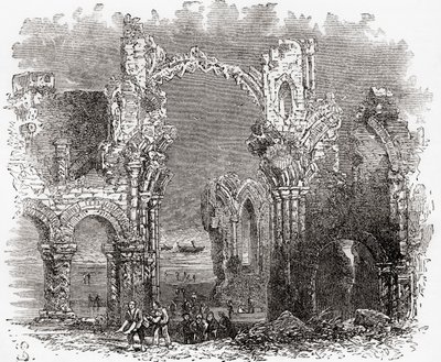 Het klooster van Lindisfarne door . .