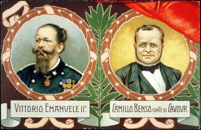 Vittorio Emanuele II en Cavour 1911 door . .