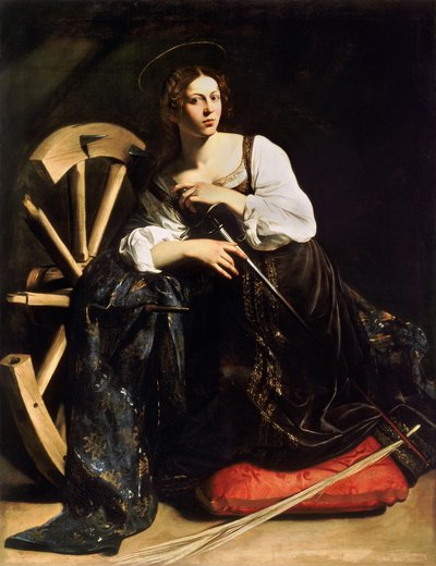 Heilige Catharina van Alexandrië door Caravaggio