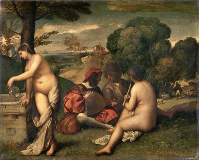 Pastoraal Concert door Giorgione